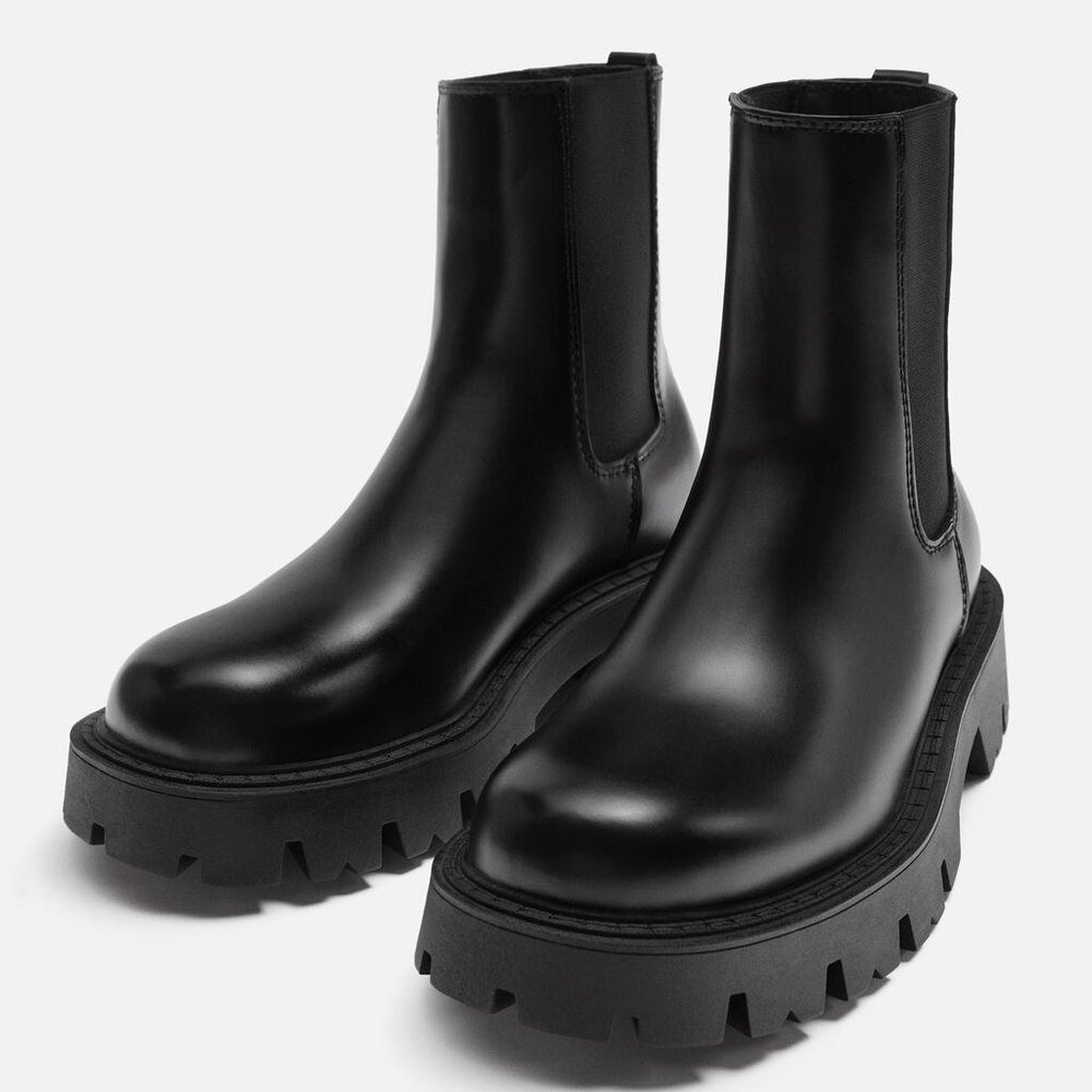 Zara Black Men's Boots